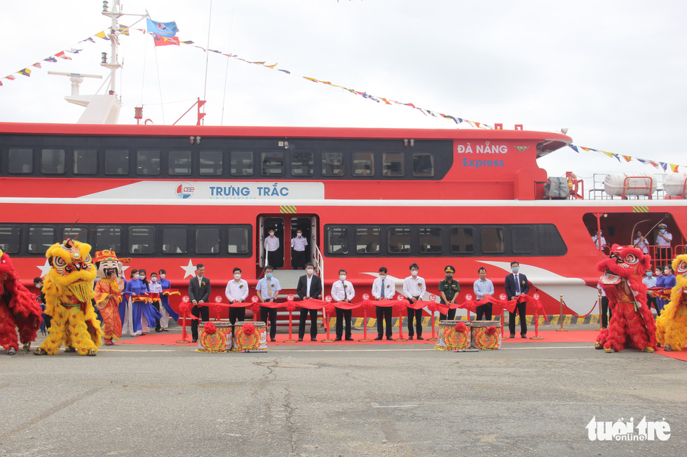 Tuyến vận tải biển kết nối Đà Nẵng - Lý Sơn chỉ hơn 2 giờ - Ảnh 2.