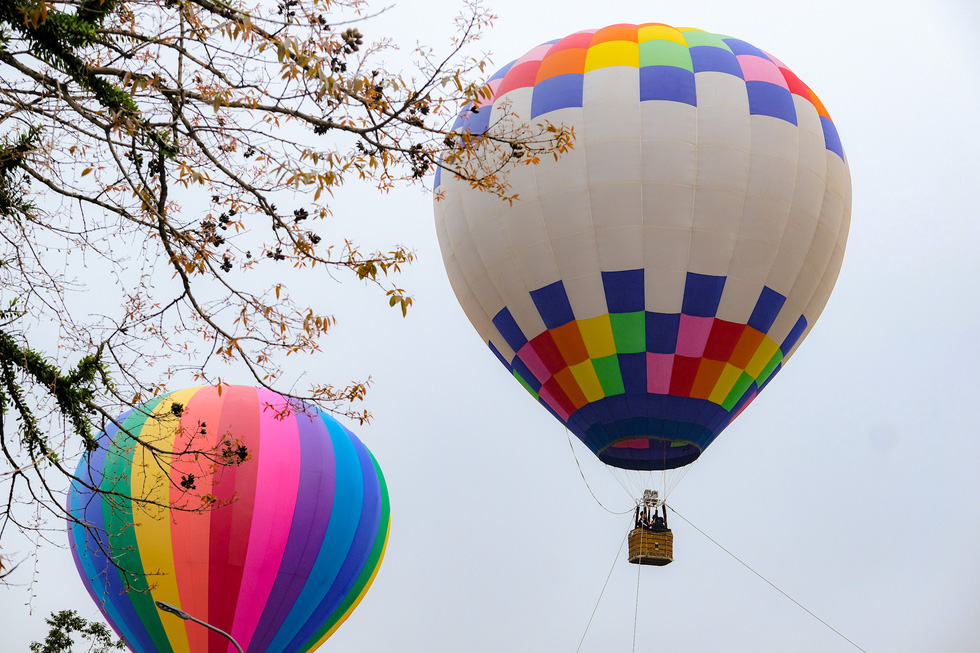 The International Hot Air Balloon Festival adorns the beauty of the Northeast's mountains and forests - Photo 11.