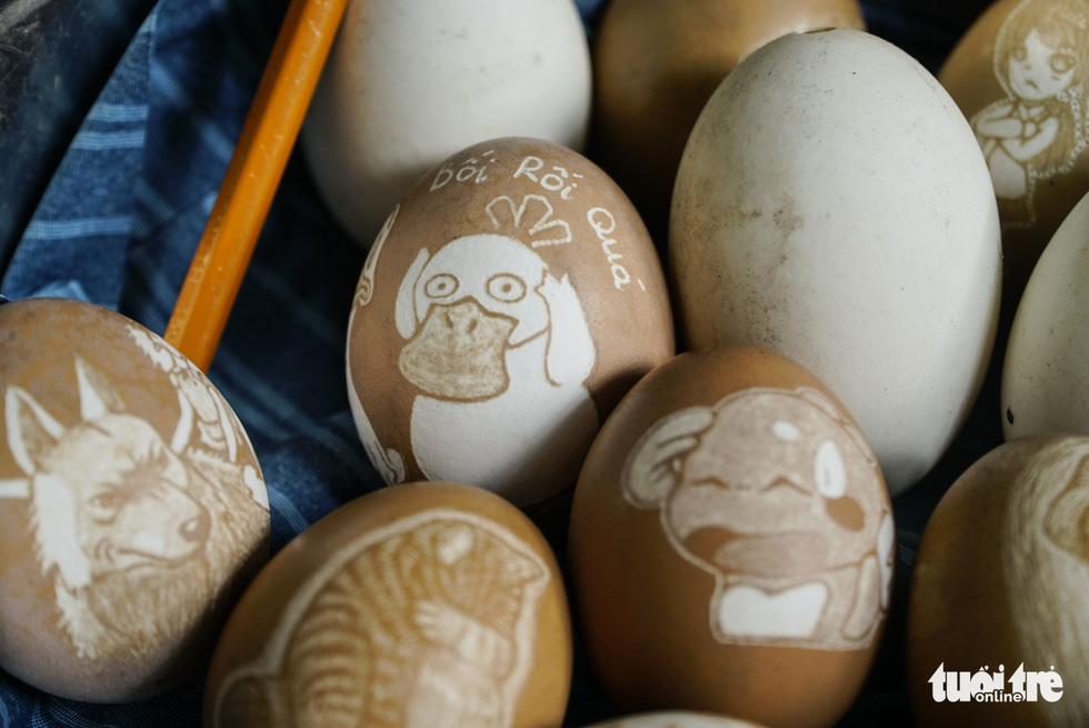 9X turns eggshells into mesmerizing works of art - Photo 5.