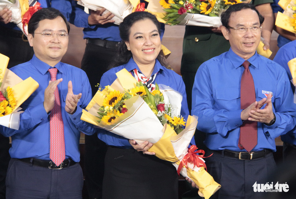Chị Huỳnh Anh Phương Thảo tái đắc cử bí thư Quận đoàn Phú Nhuận - Ảnh 1.