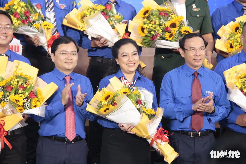 Chị Huỳnh Anh Phương Thảo tái đắc cử bí thư Quận đoàn Phú Nhuận - Ảnh 1.