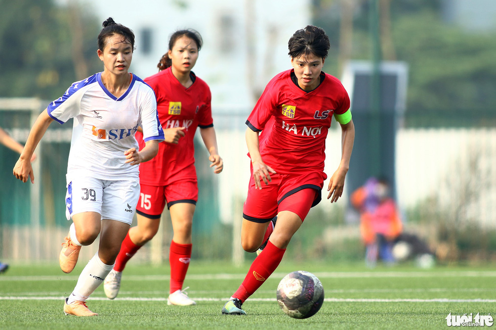 U19 nữ Hà Nội thâu tóm danh hiệu Giải U19 nữ quốc gia 2022 - Ảnh 3.