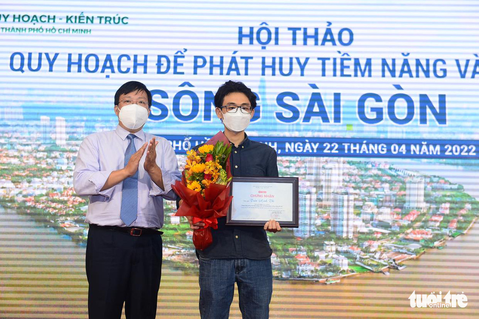 Trao giải cuộc thi Hiến kế phát triển sông Sài Gòn - Ảnh 1.