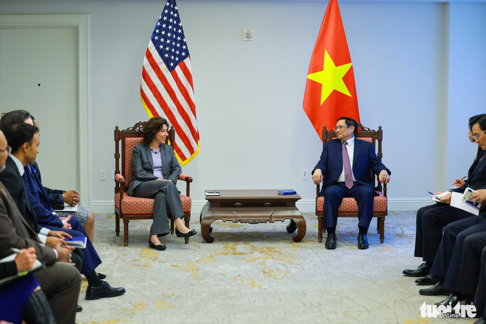 Ngày làm việc đầu tiên của Thủ tướng Phạm Minh Chính tại Mỹ - Ảnh 2.