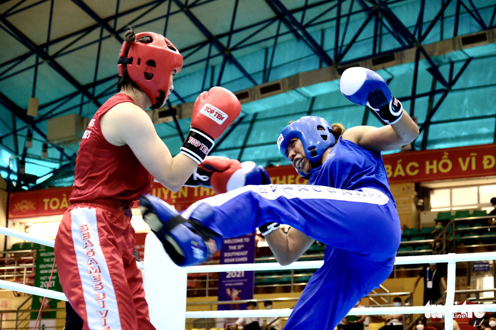 Việt Nam có 5 vận động viên đoạt vé tranh huy chương vàng kickboxing SEA Games 31 - Ảnh 3.