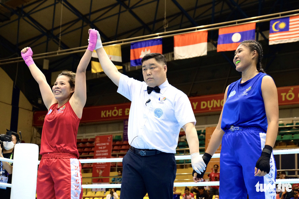Việt Nam có 5 vận động viên đoạt vé tranh huy chương vàng kickboxing SEA Games 31 - Ảnh 11.