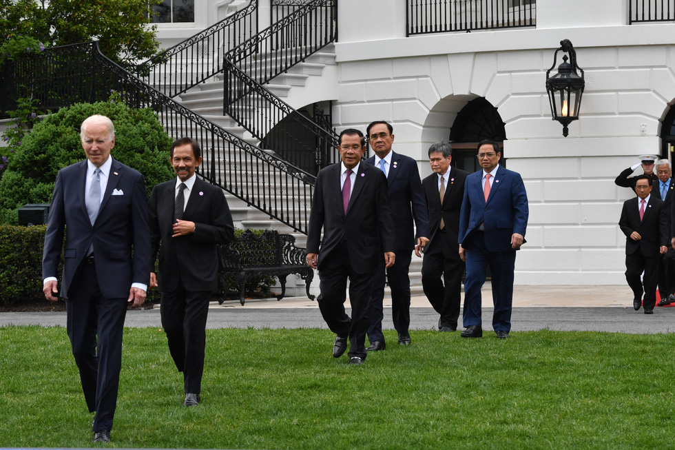 Tổng thống Mỹ đón lãnh đạo ASEAN, cam kết hỗ trợ 150 triệu USD - Ảnh 1.