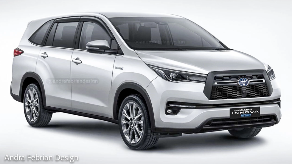 Phác họa Toyota Innova Hybrid 2023: Pha trộn Corolla Cross và Fortuner - Ảnh 1.