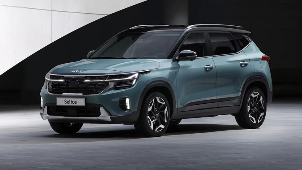 Kia Seltos 2023 tung loạt ảnh chi tiết như tiểu Sportage - Ảnh 1.