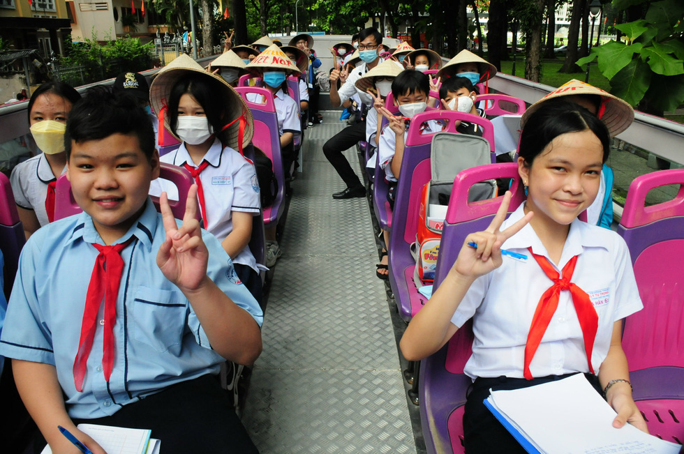 Học sinh thích thú với vòng chung kết Giải Lê Quý Đôn trên Báo Nhi Đồng  - Ảnh 4.