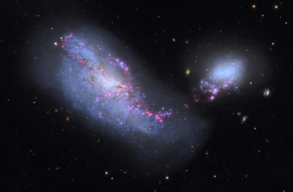The 'dancing galaxies' seen from the James Webb super telescope - Photo 2.