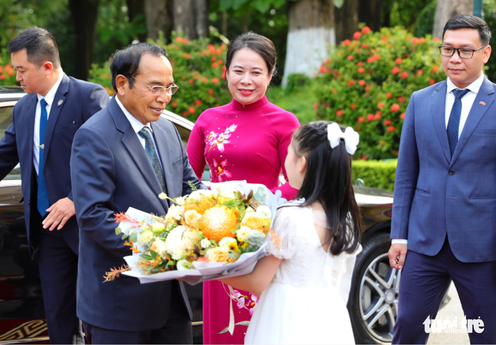 Chủ tịch nước, Phó chủ tịch nước gặp Phó chủ tịch nước Lào - Ảnh 3.