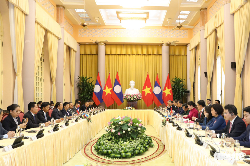 Chủ tịch nước, Phó chủ tịch nước gặp Phó chủ tịch nước Lào - Ảnh 5.