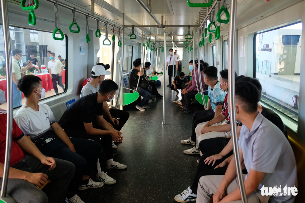 Diễn tập tình huống chữa cháy khó nhất trên metro Cát Linh - Hà Đông - Ảnh 2.