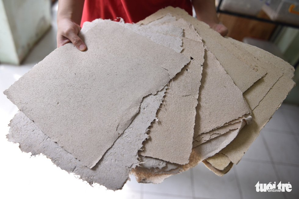 Những tờ giấy đầu tiên làm từ phân voi ở Thảo cầm viên Sài Gòn - Ảnh 7.
