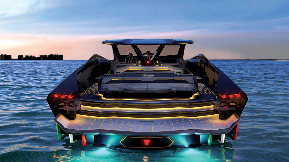 Lamborghini hạ thủy siêu du thuyền Lamborghini 63: Nội thất như siêu xe - Ảnh 6.
