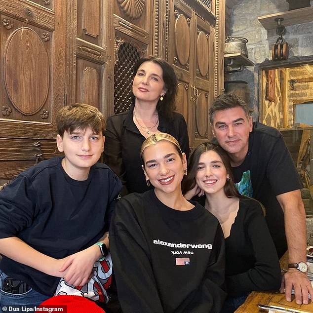 Dua Lipa's family is always there to support and encourage the singer