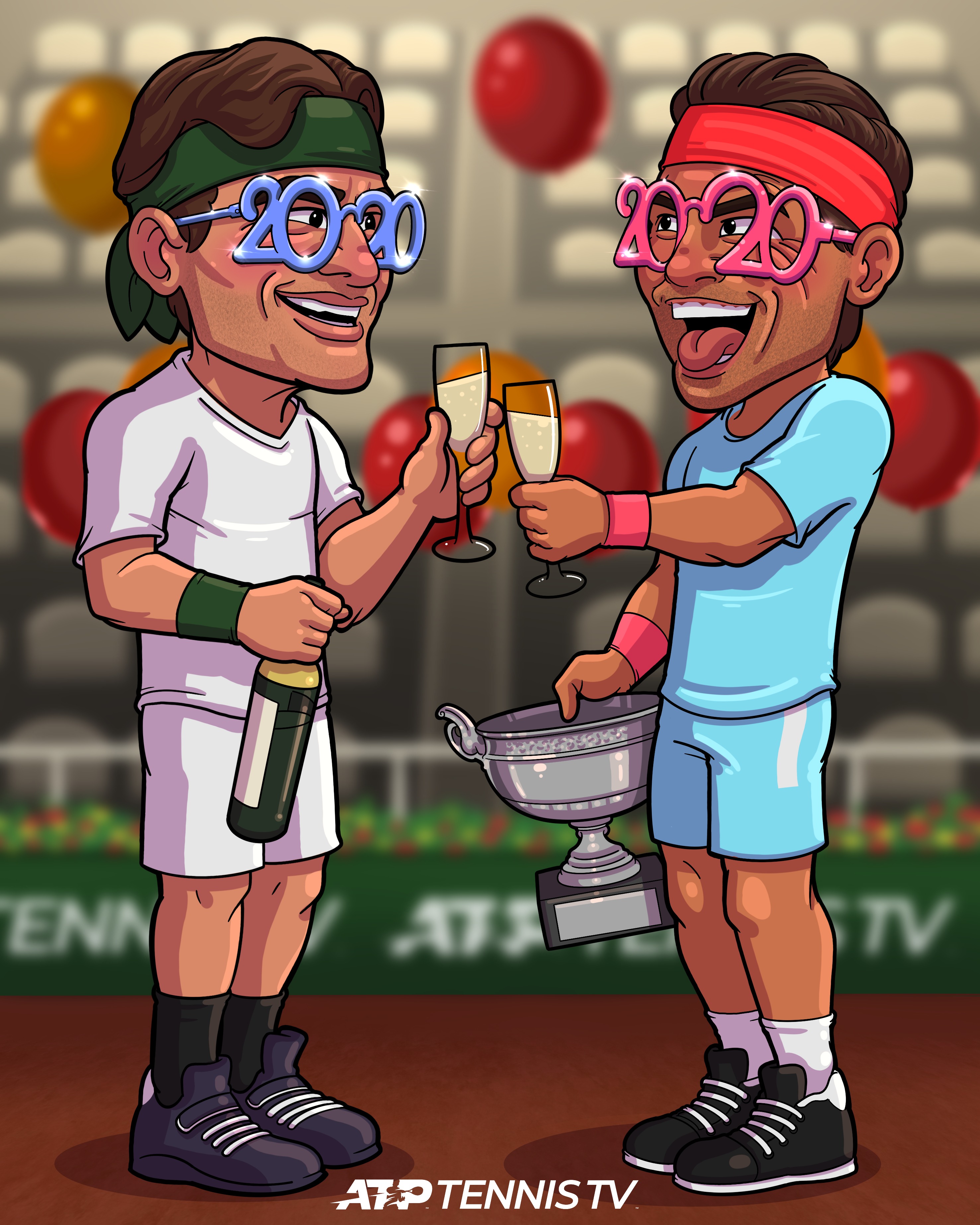 Federer và Nadal là đôi bạn đẹp của làng quần vợt thế giới