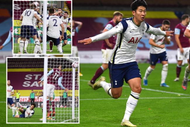 Son Heung-min ghi bàn duy nhất giúp Tottenham thắng Burnley
