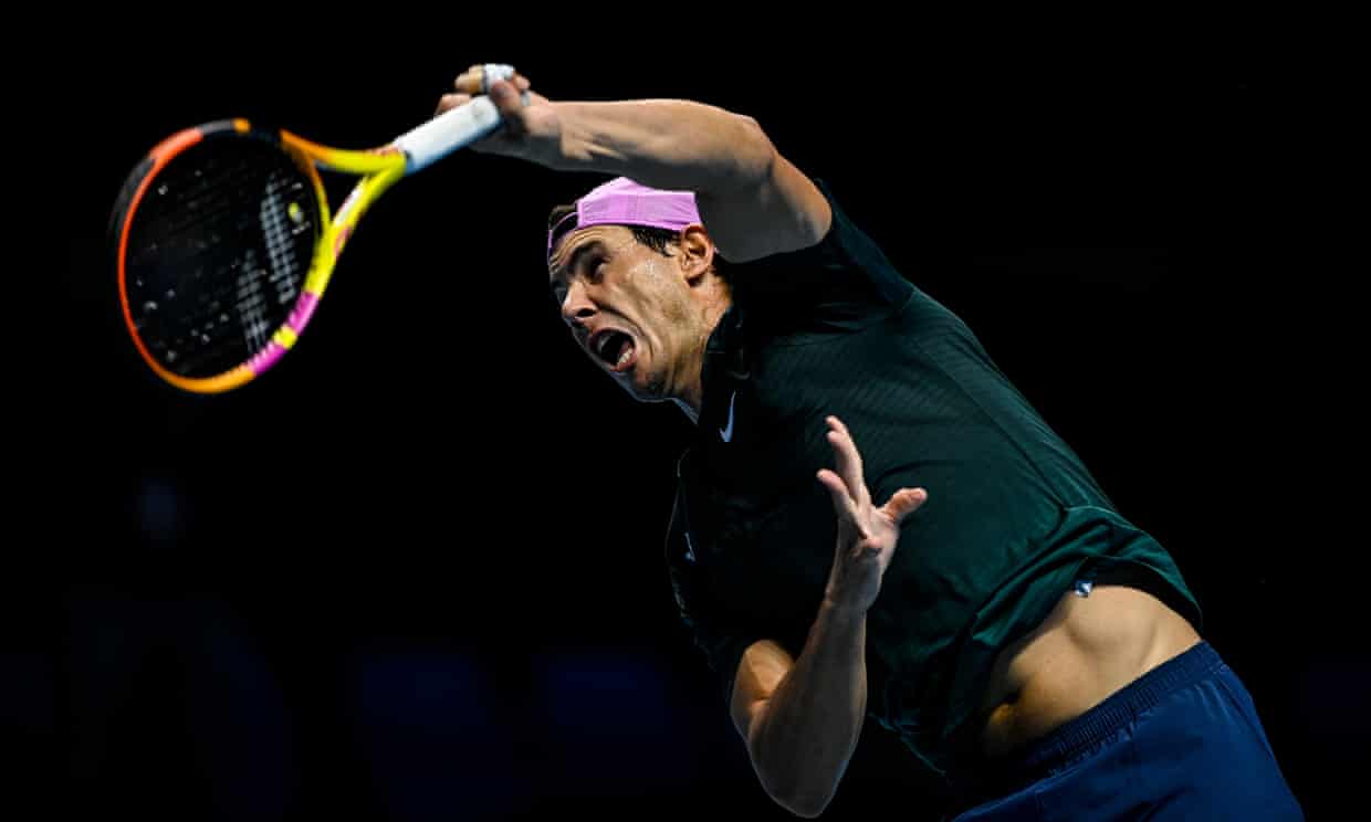 Nadal thắng trận đầu ở ATP Final Tour 2020. Ảnh: Getty.