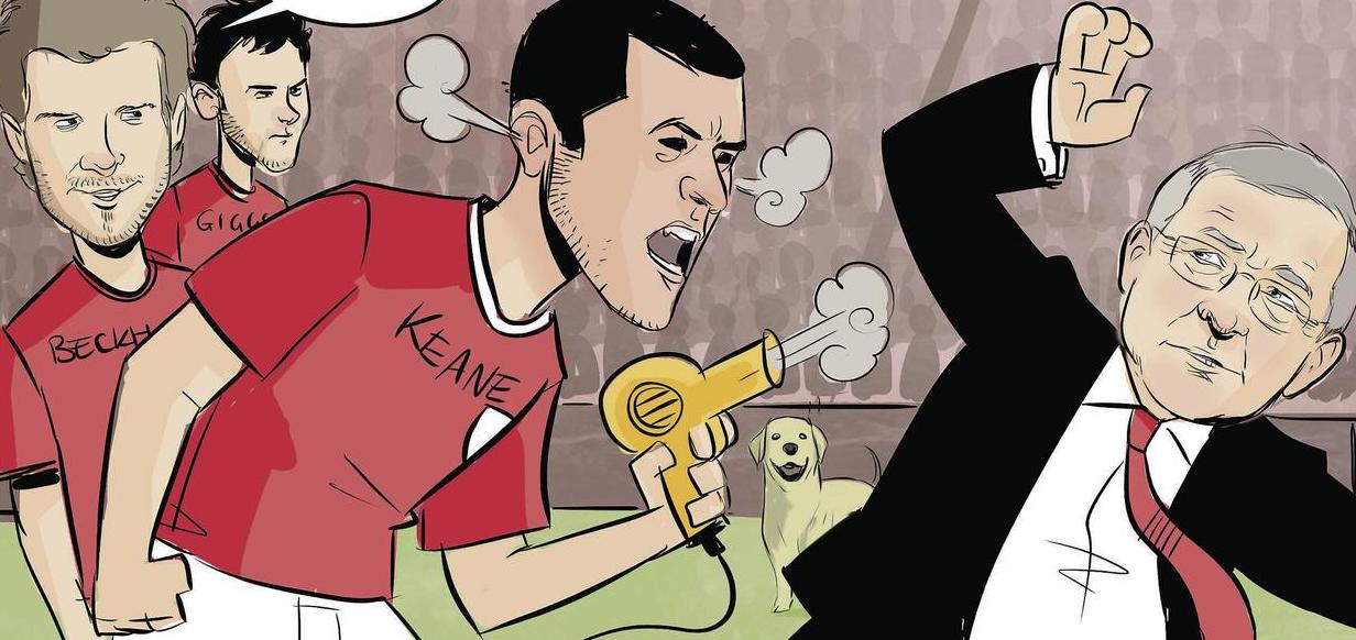 Roy Keane thường có những phát biểu chỉ trích Ferguson sau khi giải nghệ. Ảnh: Independent.