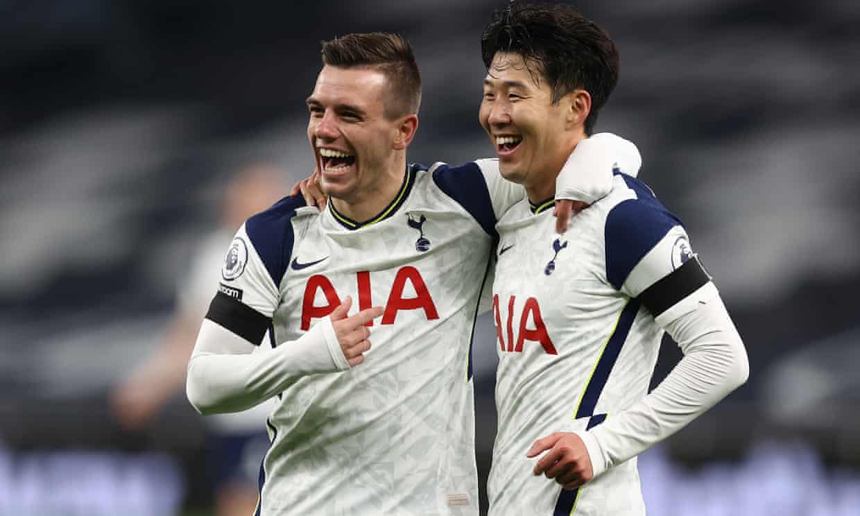 Giovani Lo Celso và Son Heung-min nổ súng cho Tottenham trận này. Ảnh: NMC.