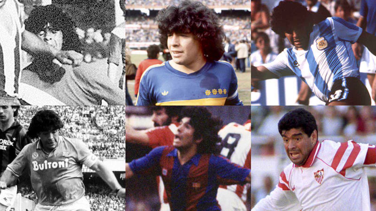 Maradona qua đời ở tuổi 60. Ảnh: Clarin.