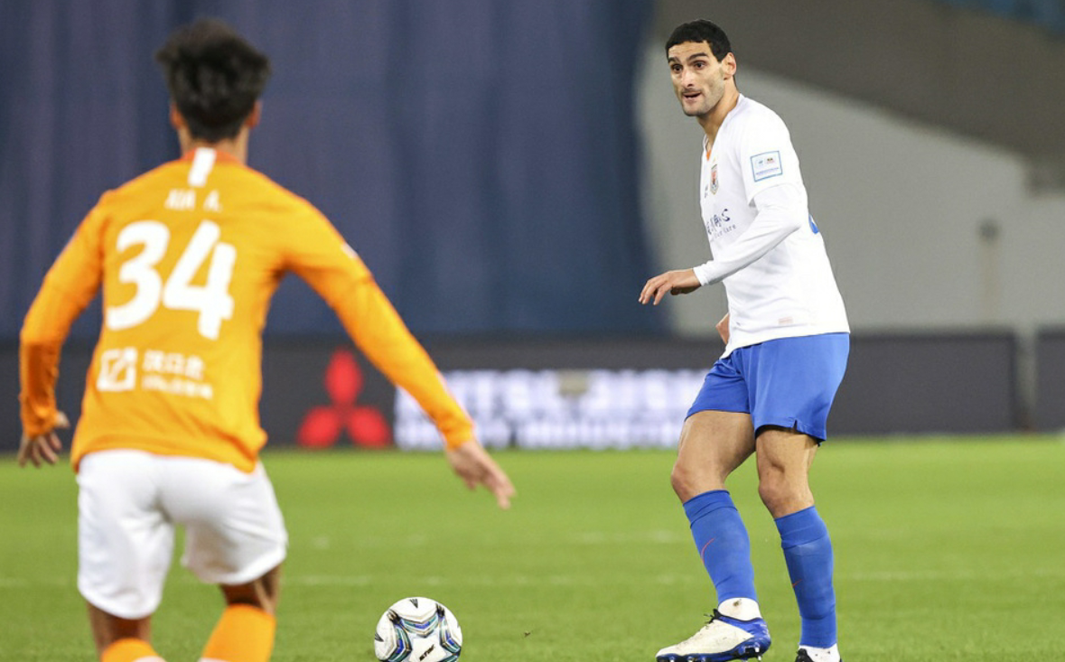 Shandong Luneng của Fellaini gần như đã có tấm vé vào chung kết Chinese FA Cup 2020. Ảnh: Sohu.