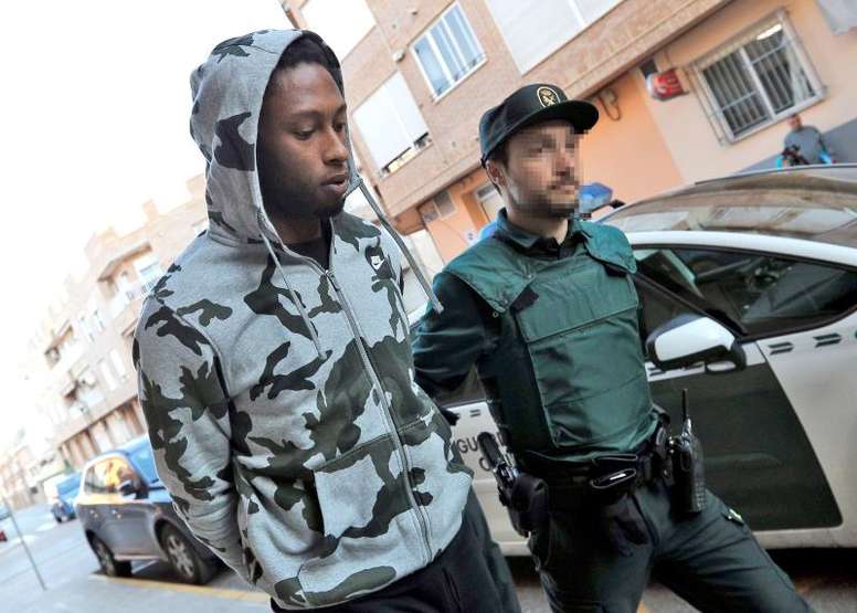 Ruben Semedo từng bị cảnh sát Tây Ban Nha bắt giữ vào năm 2018. Ảnh: AFP.