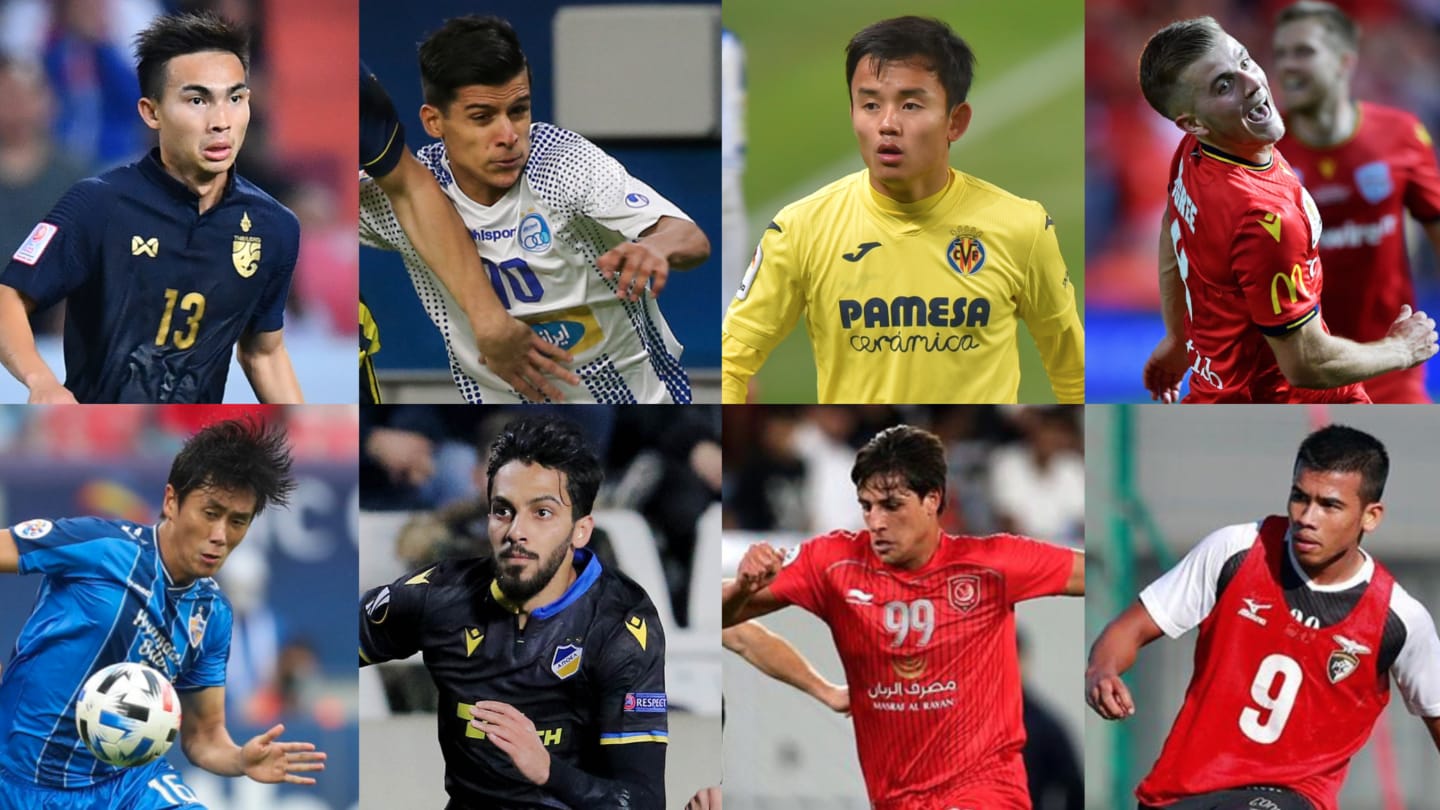 8 cầu thủ trẻ được đề cử giải cầu thủ trẻ hay nhất châu Á năm 2020. Ảnh: AFC.