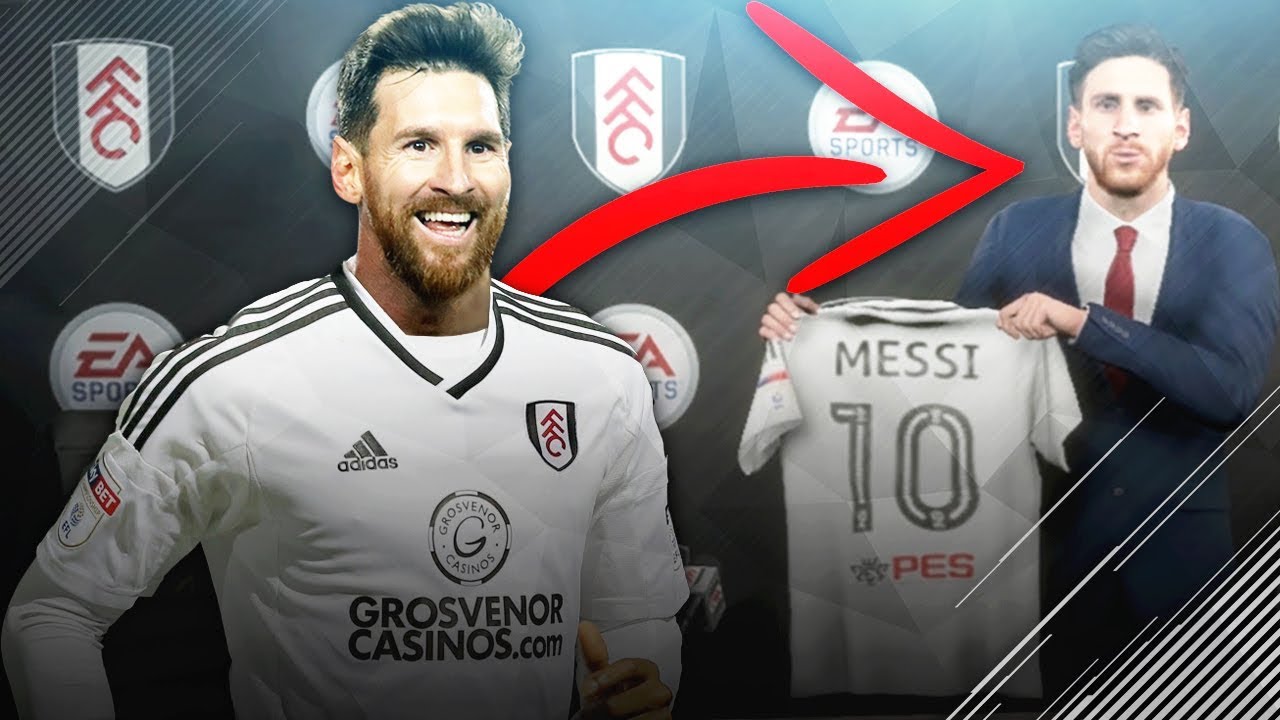 Nhiều cổ động viên Fulham mơ tưởng về việc Messi khoác áo đội bóng con cưng. Ảnh: Youtube.