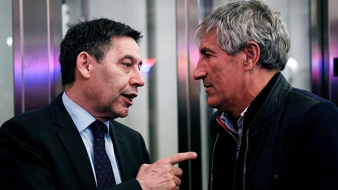 Cựu chủ tịch Barca không trả tiền cho Setien vì lý do 'củ chuối'