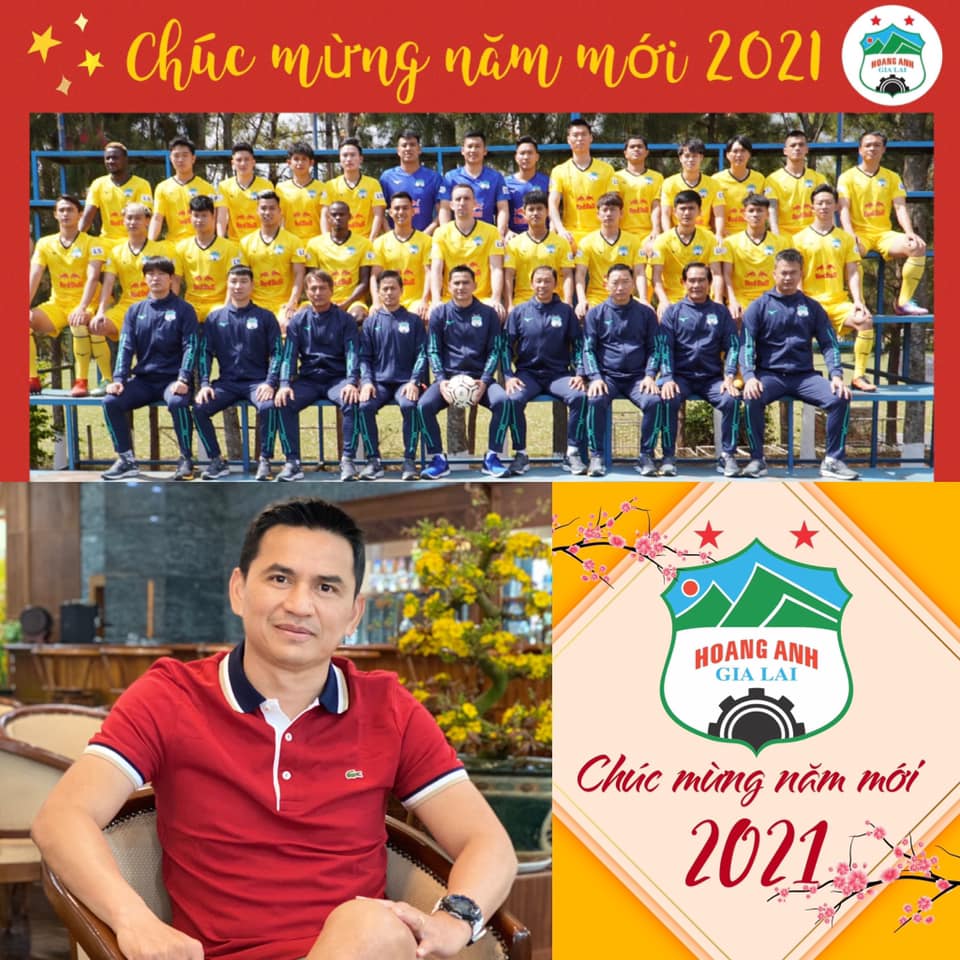 Kiatisuk chúc mừng năm mới các cổ động viên và người hâm mộ.
