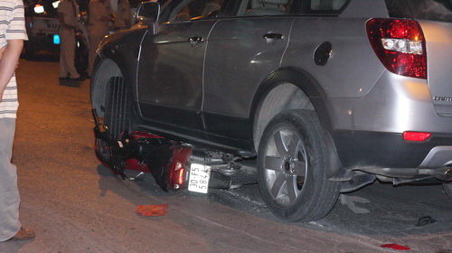 "Ô tô điên" gây tai nạn hàng loạt trên phố