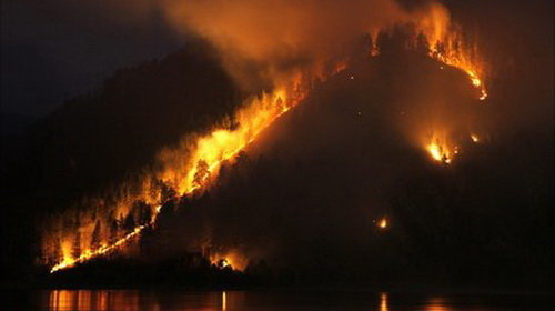 Cháy rừng khủng khiếp phía đông nước Nga
