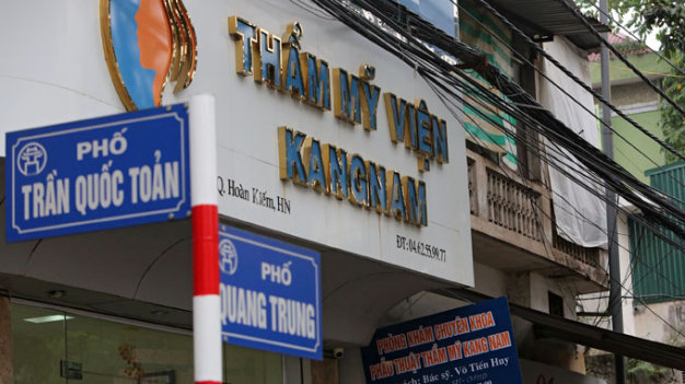 Cơ sở thẩm mỹ lấy địa chỉ bệnh viện 'biến' thành của mình để lôi kéo khách- Ảnh 3. Thẩm mỹ viện Kangnam bị phạt 15 triệu đồng vì quảng cáo trái phép