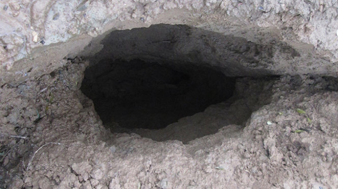 Động đất 4,1 độ ở Thanh Hóa- Ảnh 2. Sụt lún sau động đất tại vùng cao Quan Sơn, Thanh Hóa