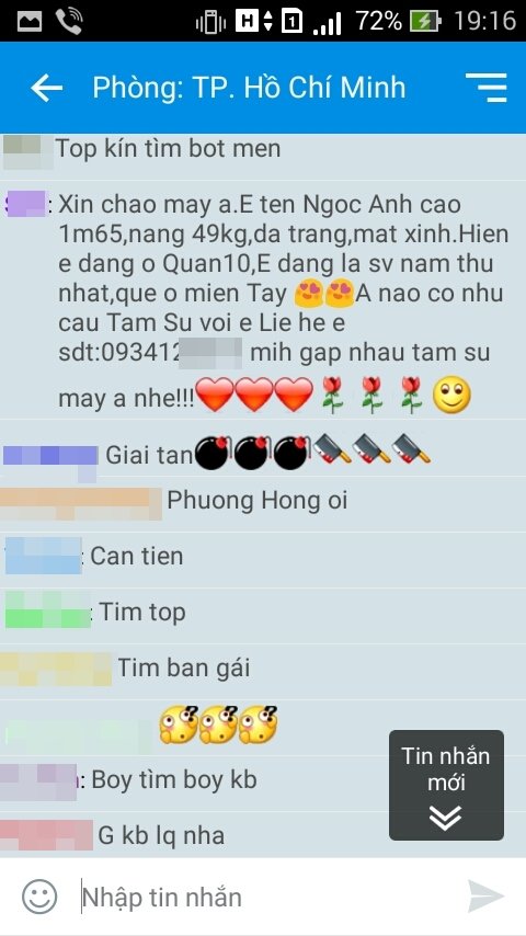 Mại dâm, gạ tình tràn lan trên mạng xã hội