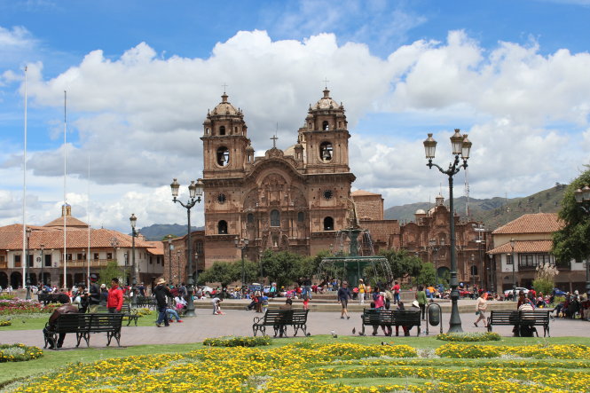 Trung tâm Cusco, nơi từng là kinh đô của người Inca