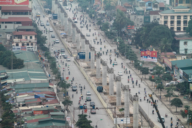 Dự án đường sắt đô thị Hà Nội tuyến Cát Linh - Hà Đông với tổng mức đầu tư 552,86 triệu USD, trong đó vốn ODA là 169 triệu USD -Nam Trần