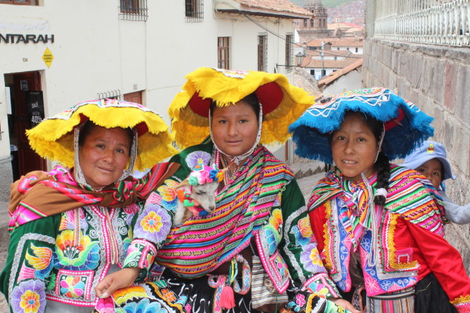 Những người Andean với trang phục cổ truyền