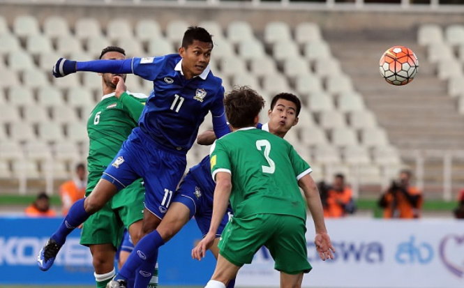 Trận hòa 2-2 trước Iraq hôm 24-3 giúp Thái Lan lần thứ hai có mặt ở vòng đấu quy tụ 12 đội mạnh nhất châu Á  -footballdj.com