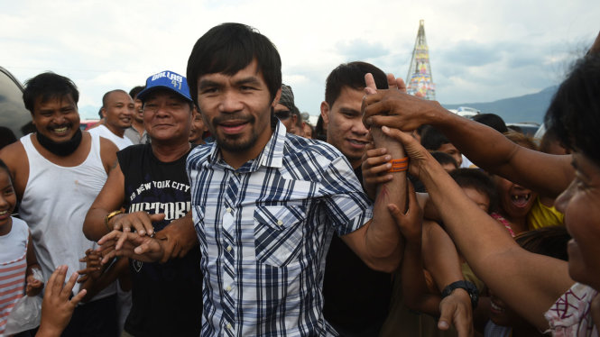 Manny Pacquiao rất được người dân Philippines yêu mến -guardian.ng