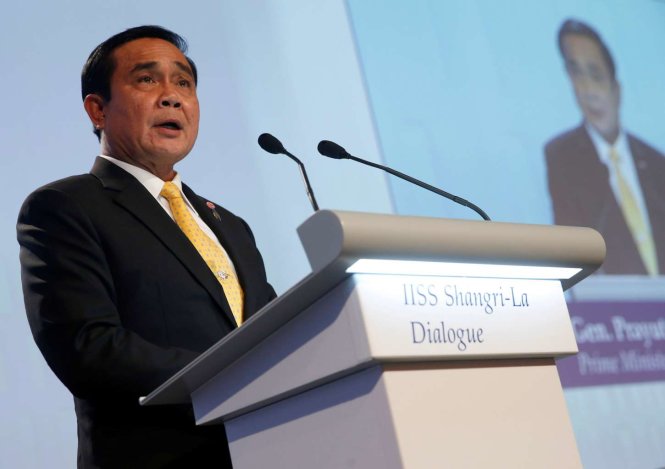 Ông Prayut Chan-o-cha phát biểu tại Shangri-La lần thứ 15-straitstimes.com