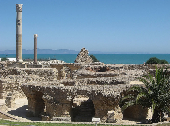Di tích còn sót lại của nước Cộng hòa Carthage cổ -wikimedia.org