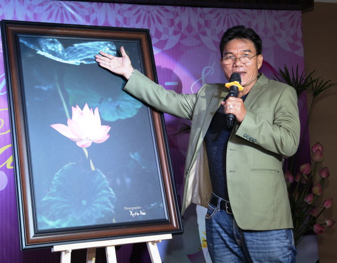 Nhiếp ảnh gia Thành Xuân Anh triển lãm ảnh hoa sen bán đấu giá làm thiện nguyện-Ảnh: nhân vật cung cấp