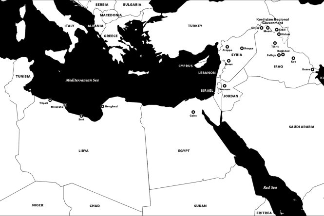 Bản đồ Trung Đông