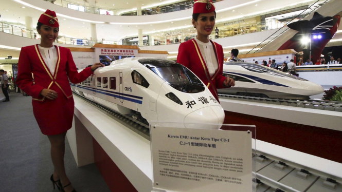 Triển lãm đường sắt cao tốc của Trung Quốc ở Indonesia -qz.com