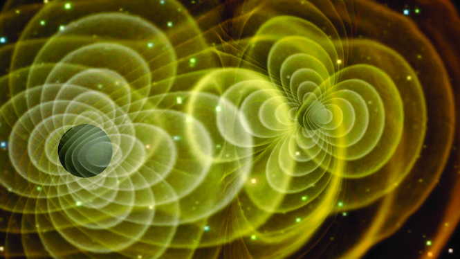 Sóng hấp dẫn do hai lỗ đen bay xung quanh trục chung tạo ra -phys.com