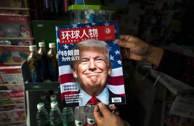 Một tạp chí Trung Quốc với ông Trump lên bìa -wsj.com